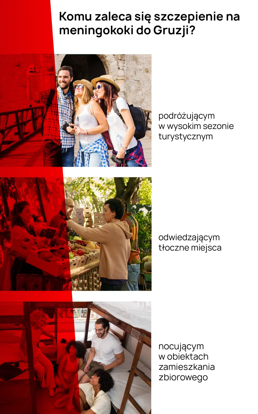 Komu zaleca się szczepienia na meningokoki do Gruzji