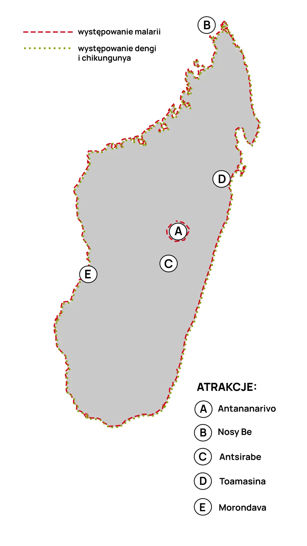Mapa chorób wektorowych na Madagaskarze